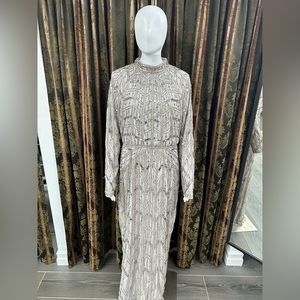 ASOS DESIGN SEQUENCE GREY DRESS